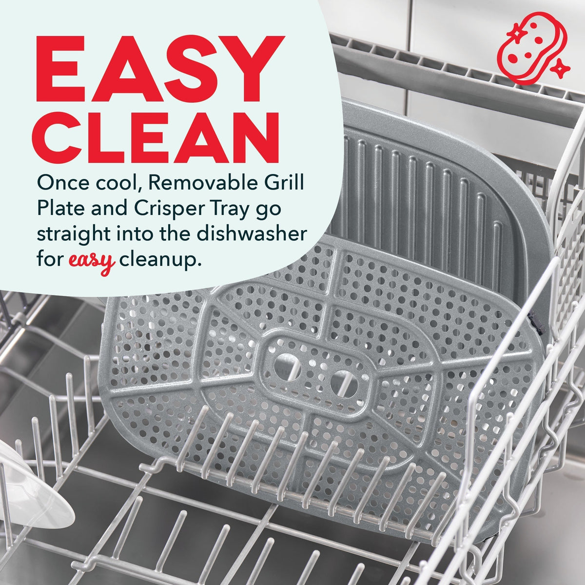Flip & Fry™ Digital 2-in-1 Grill + Air Fryer